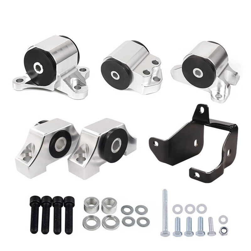 3 Bolt Swap Engine Motor Mount Kit & Torque Mount Kit for Civic EK B-Series 96-0