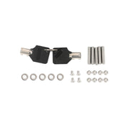 DURAFORCE Locking Fuel Door Gas Tank Cap Cover Aluminum Black For Hummer H2 2003-2009