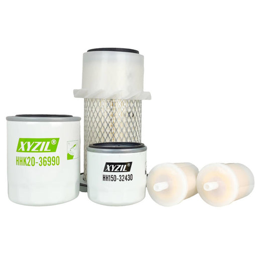 DURAFORCE In-Line Fuel Air Oil HST Filter Kit for Kubota G1800 G1900 G2000