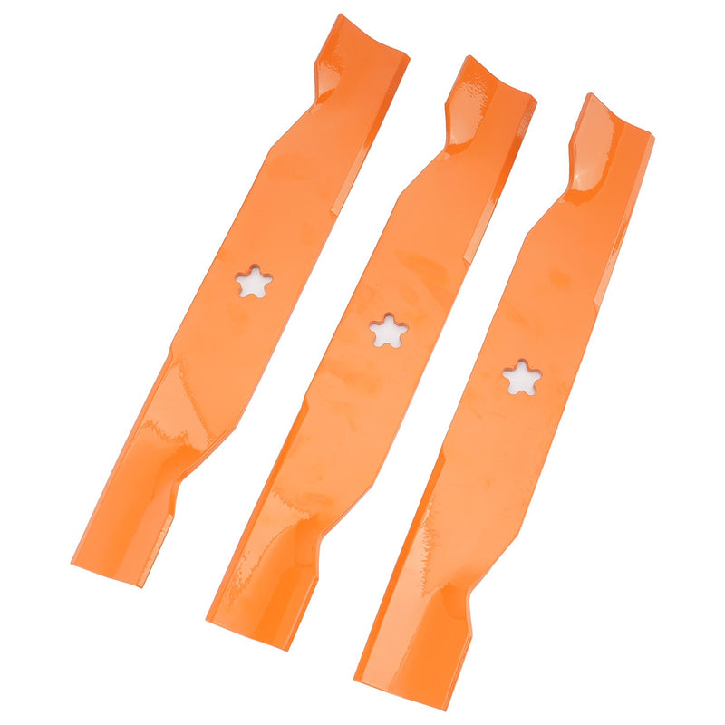 180054 575938201 Mower Blades for Husqvarna Poulan 48 Inch Deck 3 Pack