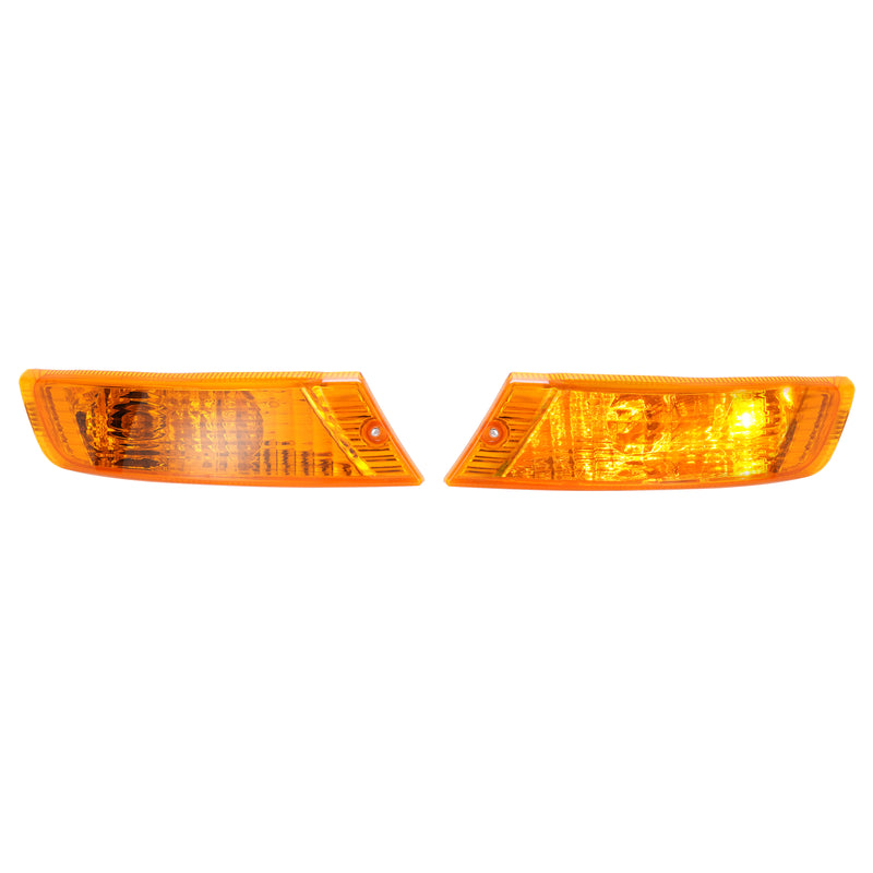 Turn Signal Light Set With Bulbs Front Left And Right for Jeep Liberty 2005-2007