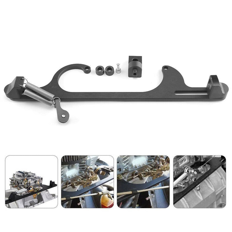Throttle Cable Carb Bracket for Holley 4150 4160 Carburetor 350 SBC Aluminum