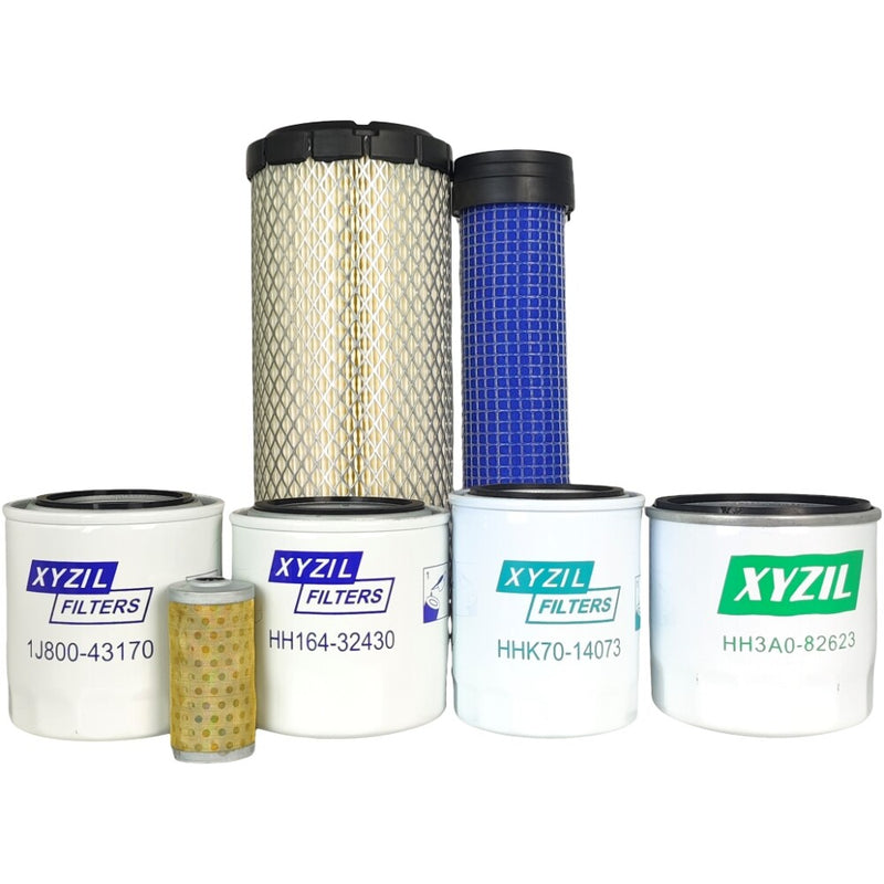 Full Service Filter Kit for Kubota L3901HST L3301HST w/ D1803 Engine