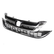 DURAFORCE Front Bumper Upper & Lower Grille ABS Chrome for Honda CRV CR-V 2010 2011
