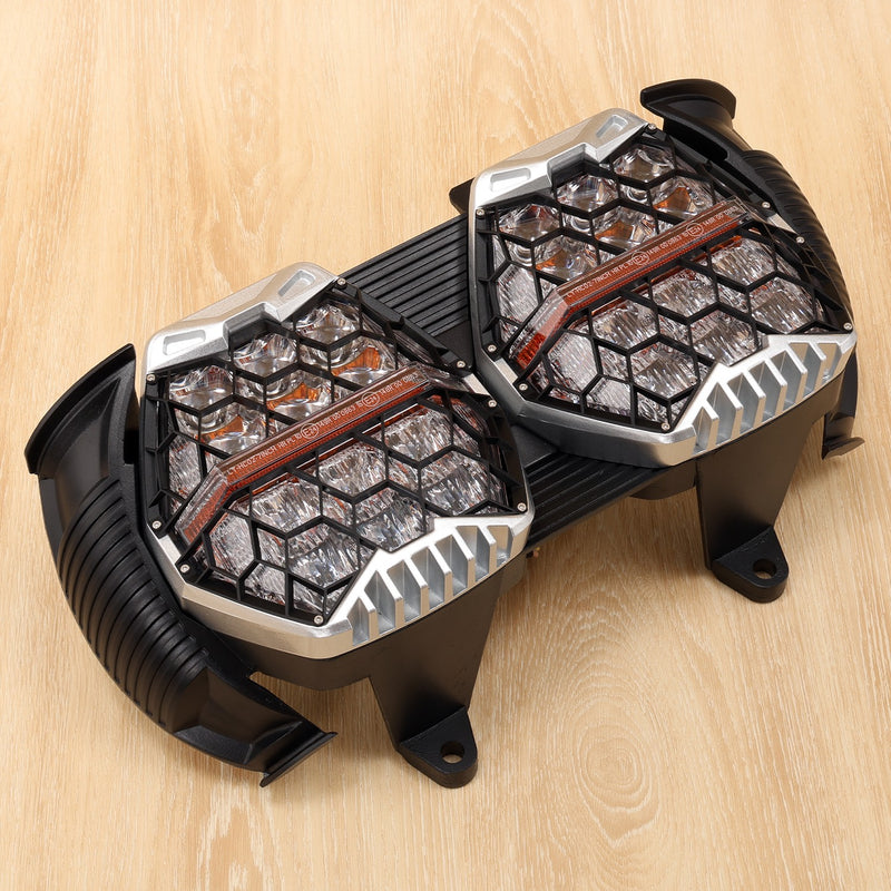 LED Headlight DRL High Low Beam for Harley Road Glide Motorcycle 2015-2024