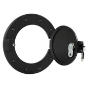 DURAFORCE Locking Fuel Door Gas Tank Cap Cover Aluminum Black For Hummer H2 2003-2009