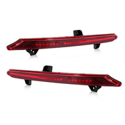 DURAFORCE Rear Bumper Lamp Red LED Reflector Tail Light for Honda Accord 2018 2019-2022