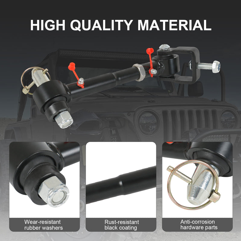 Quick Disconnect Sway Bar Links for 98-06 TJ Cherokee 84-01 XJ 2.5-6" Lifts