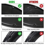 DURAFORCE F81Z16006AA Wheel Fender Flares for Ford F-250 F-350 Super Duty 1999-2007