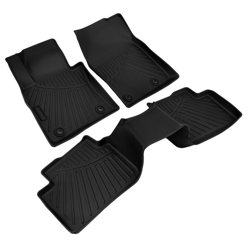 Floor Mats Liner Carpets for Mazda CX-30 2020-2025 TPE Rubber All Weather