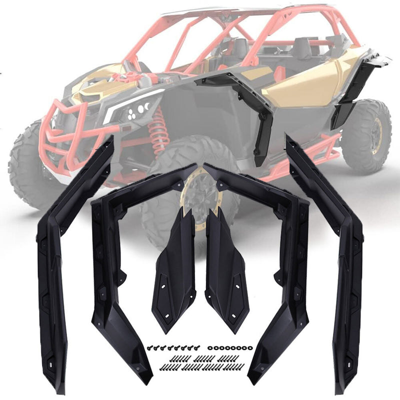 X3 Fender Flares Extended for Can-Am Maverick X3 Max RS Turbo R RR 2017-2024