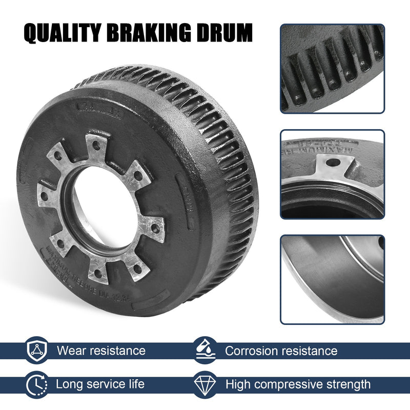 10,000 GD Brake Drum 12-1/4 x 3-3/8 for Dexter 9-44 LCI Lippert Trailer Axle