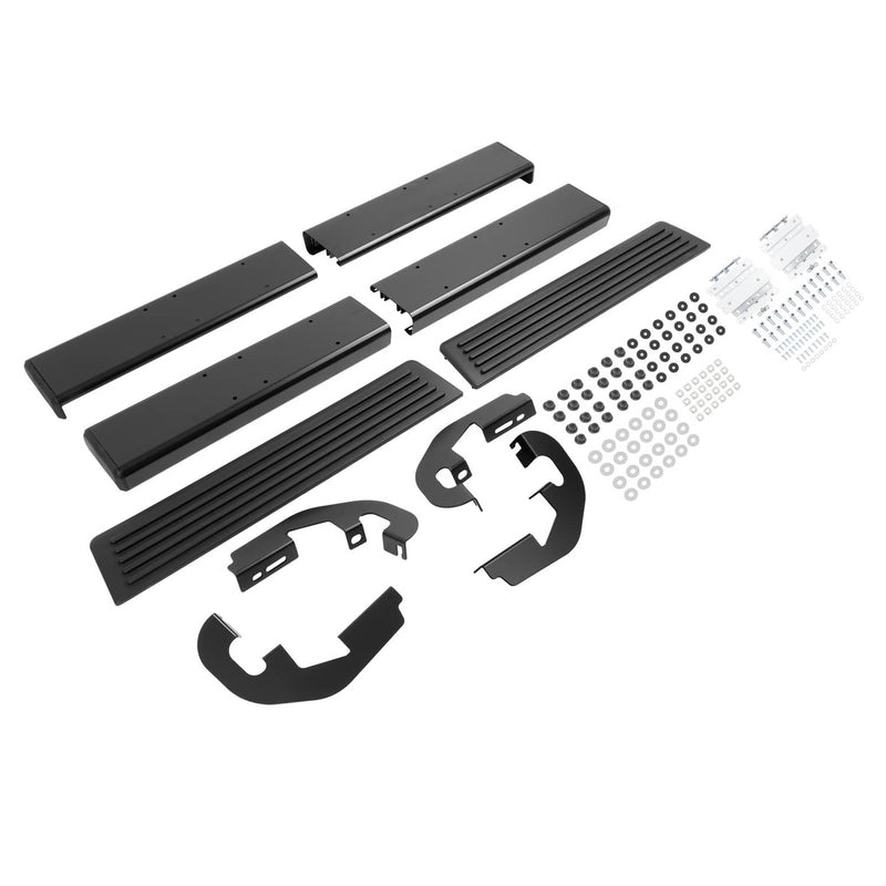 DURAFORCE Side Step Bar Running Boards Black for Silverado Sierra 2019-2025 Regular Cab