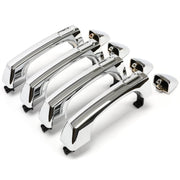 DURAFORCE Chrome Outside Door Handle for Hummer H3 H3T 2006-2010 07 Front Rear Left Right