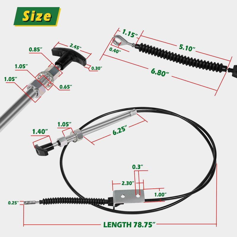 AM134404 Spout Control Input Cable Replaces for John Deere Chute Deflector