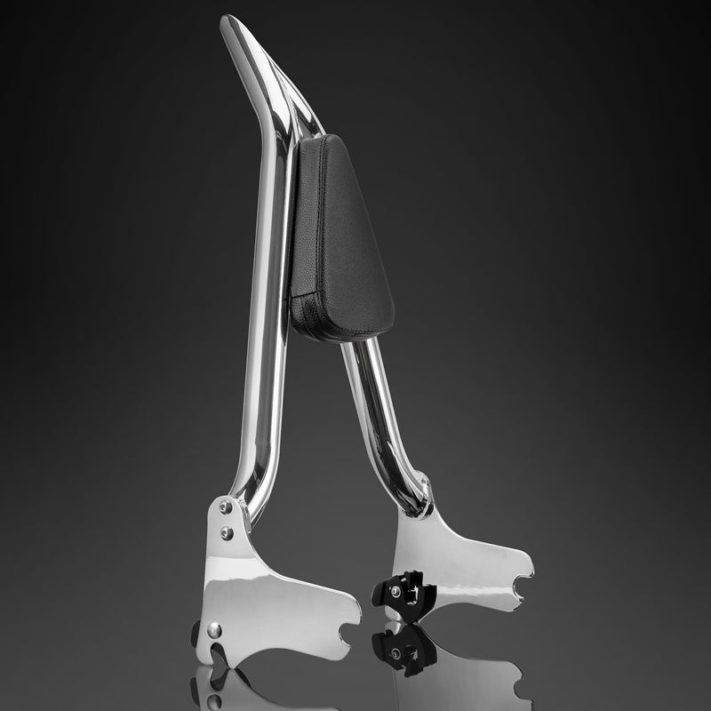 Chrome Detachable Passenger Backrest Sissy Bar for Harley Touring 1997-08