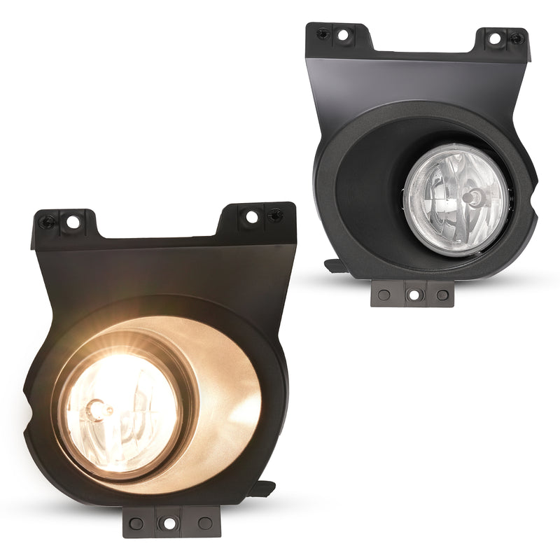 Front Bumper Fog Lights With Bezel for Ford F150 F-150 2009-2010 Pair