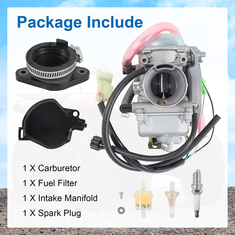 Carburetor for Kawasaki Prairie 300 KVF300 KVF300B KVF300A 1999-2002