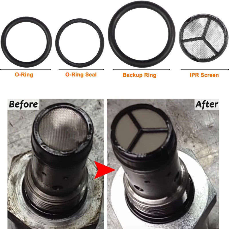 6.0 IPR Valve Socket Air Test Fitting Tool Fuel Rail Adapters for Ford 6.0L