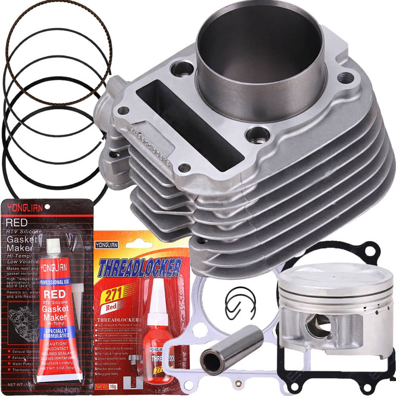 Bear Tracker 250 Cylinder Piston Gasket Top End Kit for Yamaha 1999-2004 ATV