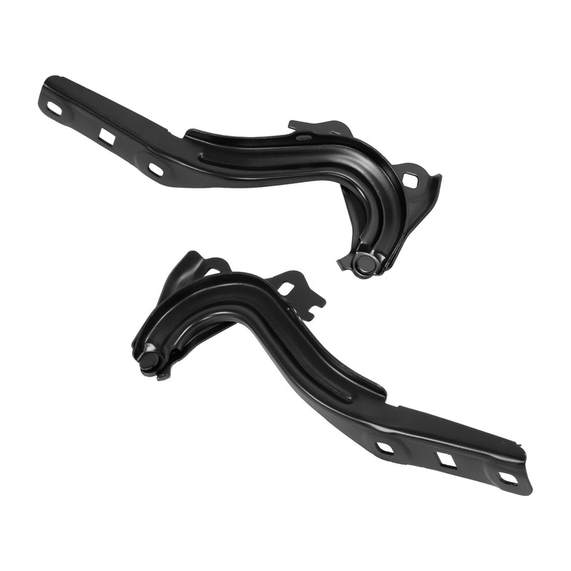 Hood Hinges Primed Black Left & Right Pair Set for Chevrolet Cruze 2016-2019