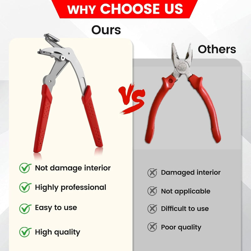 Professional Car Clip Pliers Auto Trim Panel Fastener Push Pin Removal Tool