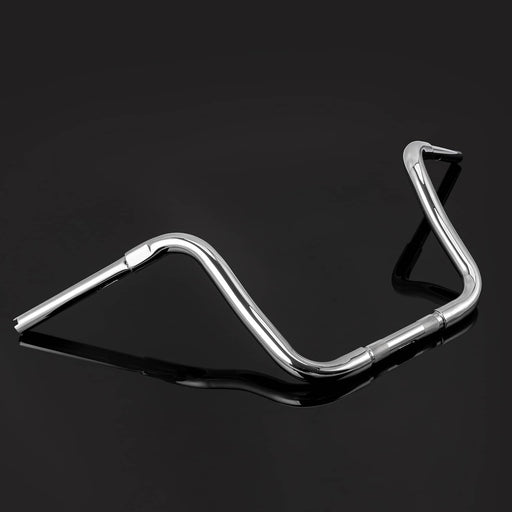 DURAFORCE Chrome 12" Rise Ape Hanger Handlebar for Harley Softail Road King Road Glide