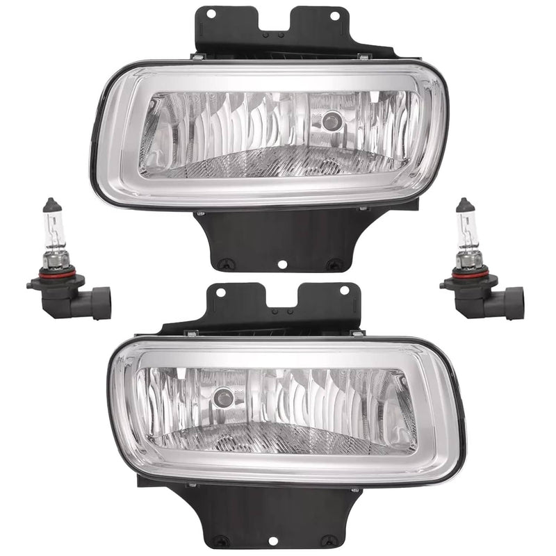 DURAFORCE Fog Lights With Bulb Bracket for Ford F150 2004-2006, for Lincoln Mark LT 2006