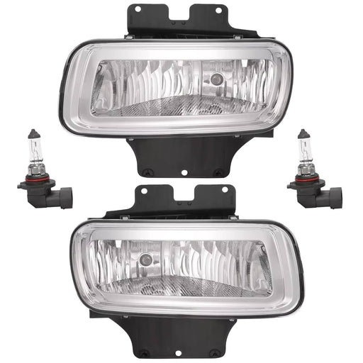 DURAFORCE Fog Lights With Bulb Bracket for Ford F150 2004-2006, for Lincoln Mark LT 2006
