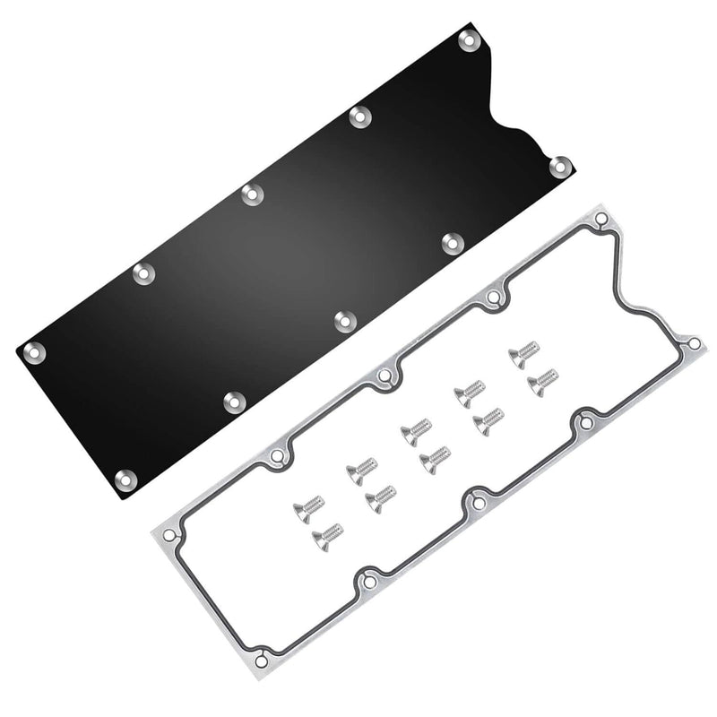 Billet Knock Sensor Delete LS6 LSX Gasket Plate for LS Gen 3 Valley Pan