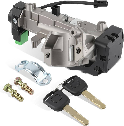 DURAFORCE Ignition Switch Cylinder Lock Auto Trans for Honda Accord 2003-2007 with 2 Keys