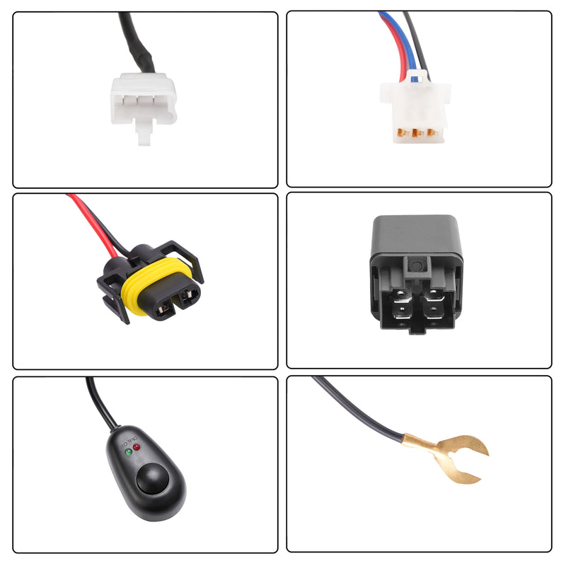 Bumper Fog Lights Switch Wiring for Chevy Equinox 2018-2021 Driver Passenger