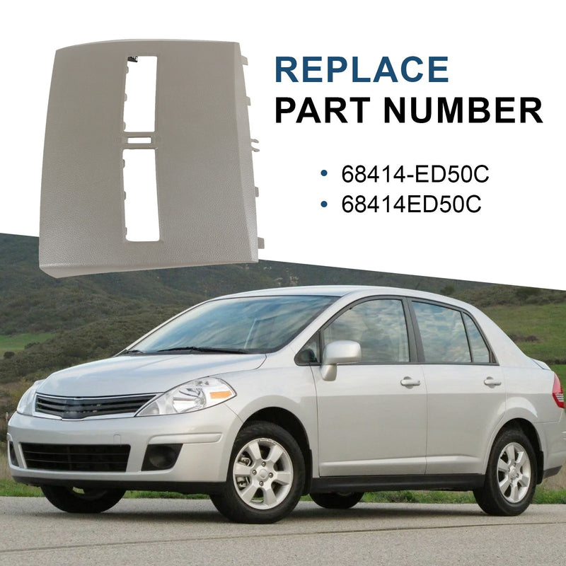 Center Dash Console Instrument Panel Cluster Lid Bezel for Nissan Versa 07-12