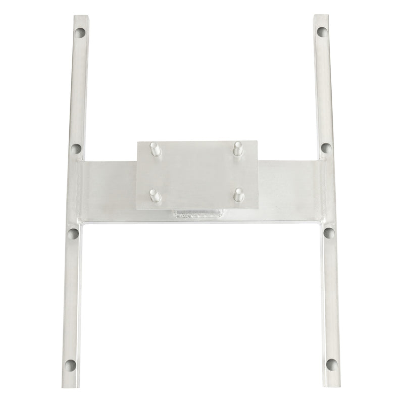 Aluminum H-Mount Trailer Spare Tire Carrier for 6-Lug Wheels w/Hardware