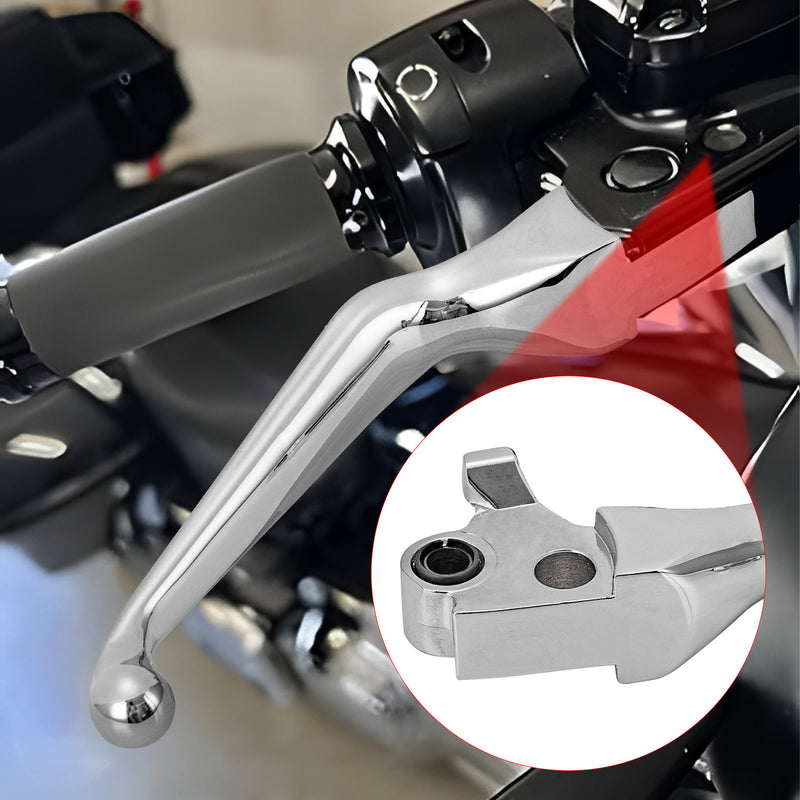 Chrome Wide Hand Levers for Harley Sportster Softail Dyna Street Glide Road King