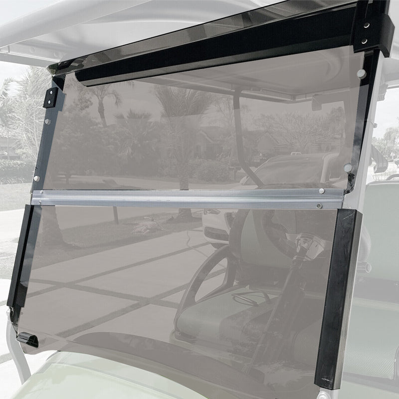 Tinted Folding Windshield Windscreen for Club Car Precedent 2004-UP