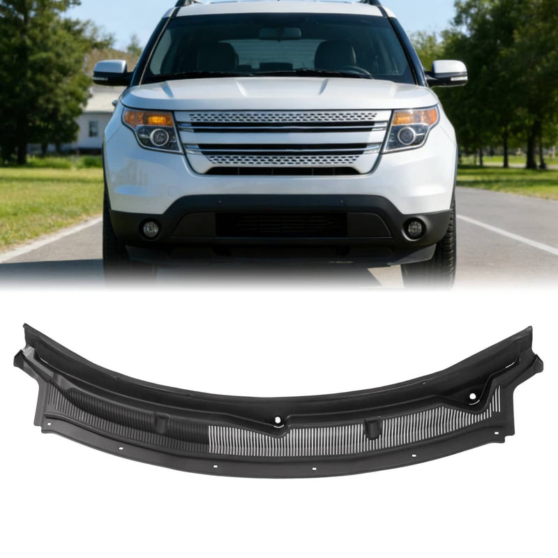 DURAFORCE Front Windshield Panel Wiper Cowl Grille for Ford Explorer 2013-2019