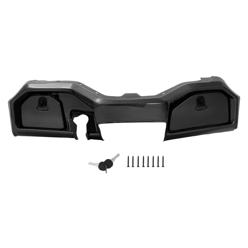 Dash Cover for Yamaha Drive2 Drive 2 2017-up Golf Cart Carbon Fiber W/Keys