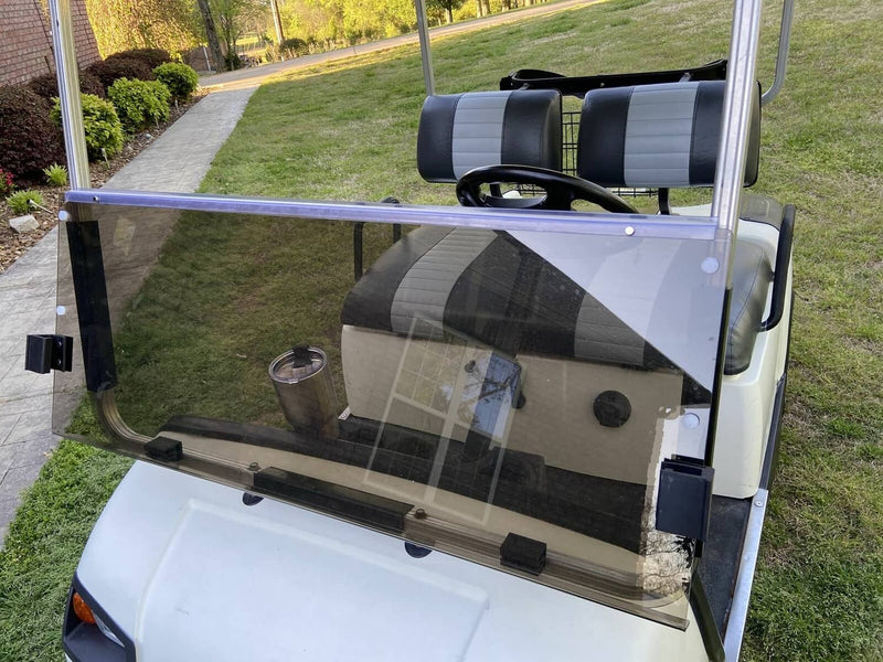 Golf Cart Tinted Folding Windshield Windscreen for Yamaha G14 G16 G19 1995-2003