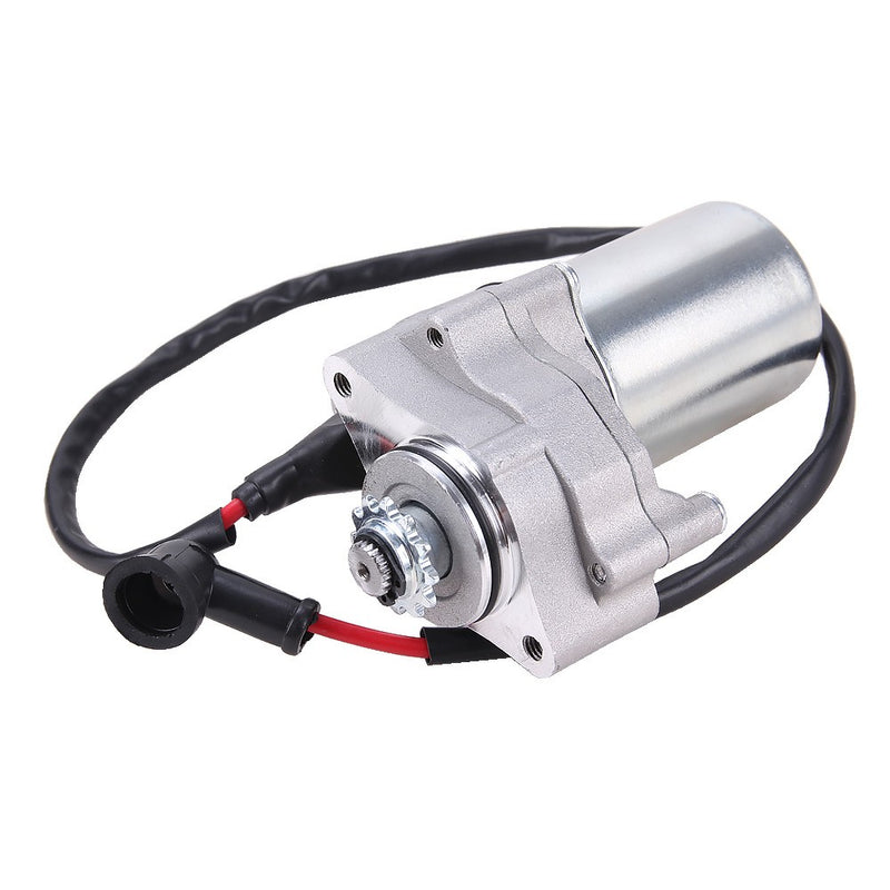 2 Bolt Starter Motor with Line for 50-125cc ATV Go Kart Dirt Bike Quad 12T