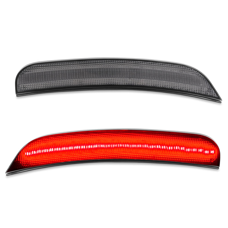 Rear Red Smoked LED Side Marker Light Lamp for Chrysler 300 300S 300C 15-23 2X