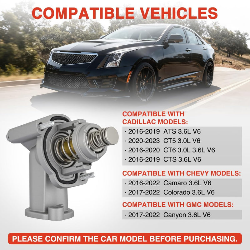 Thermostat Housing Assembly for GMC Chevy 3.6L Canyon Colorado Camaro 2017-2022