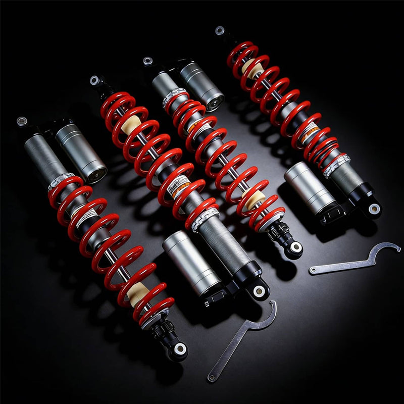 Front + Rear Air Shocks Absorbers for Polaris RZR S 800 EFI 2009-2014