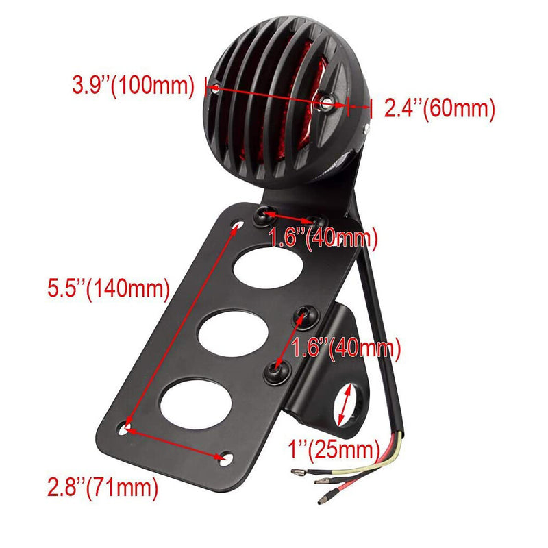 LED Tail Brake Run Light Bracket Motorcycle for Harley Sportster Chopper Bobber