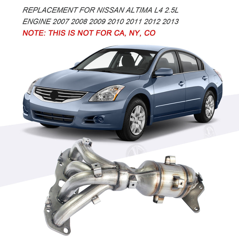 Exhaust Manifold Catalytic Converter for Nissan Altima 2007-2013 2.5L L4 Engine