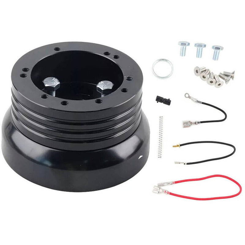 5 & 6 Hole Steering Wheel Hub Adapter for GM Chevy Flaming River Ididit Black