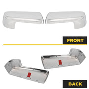 DURAFORCE Chrome Replacement Mirror Cap Covers for Chevy Silverado 1500 2019-2024 Pickup