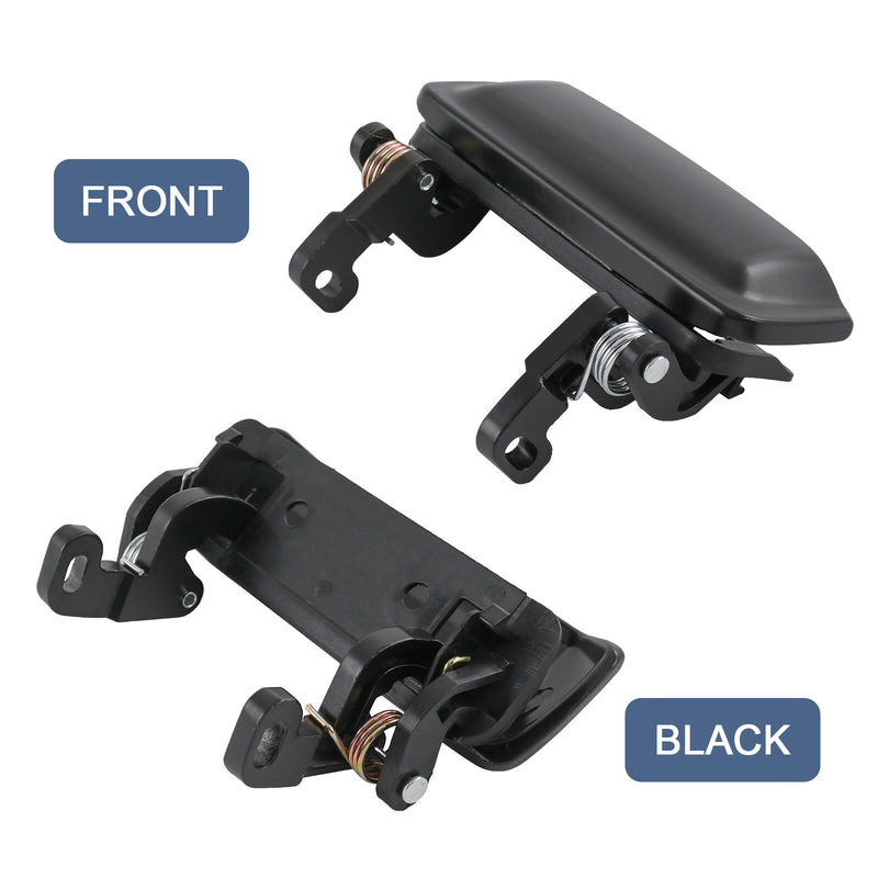 Metal Door Handle Exterior Outside Black L Driver or R Passenger for Ford Mazda