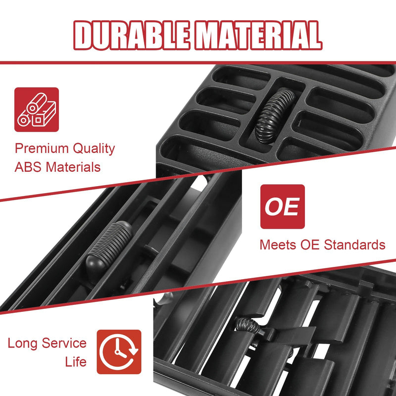AC Vent Outlet Grille 4PCS for Jeep TJ Cherokee 1997-2006 5FS10DX9 5DP55TAZ