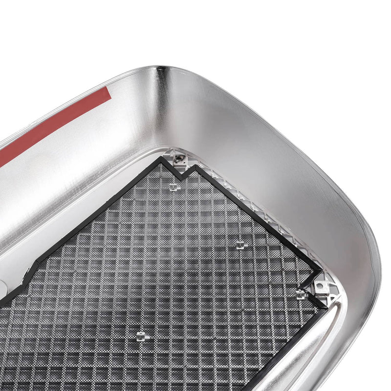 DURAFORCE Front Grille With Bug Screen Chrome Mesh Style for Freightliner Columbia 00-12